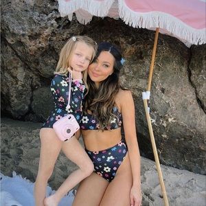 Mommy and Me Beach Riot Daisy Swim Suits Bikini